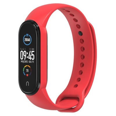 Pasek TECH-PROTECT IconBand do Xiaomi Mi Smart Band 5/6/6 NFC Czerwony