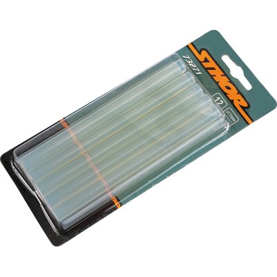 Klej do pistoletu na gorąco STHOR 73271 Wkłady (12 szt.) Przezroczysty