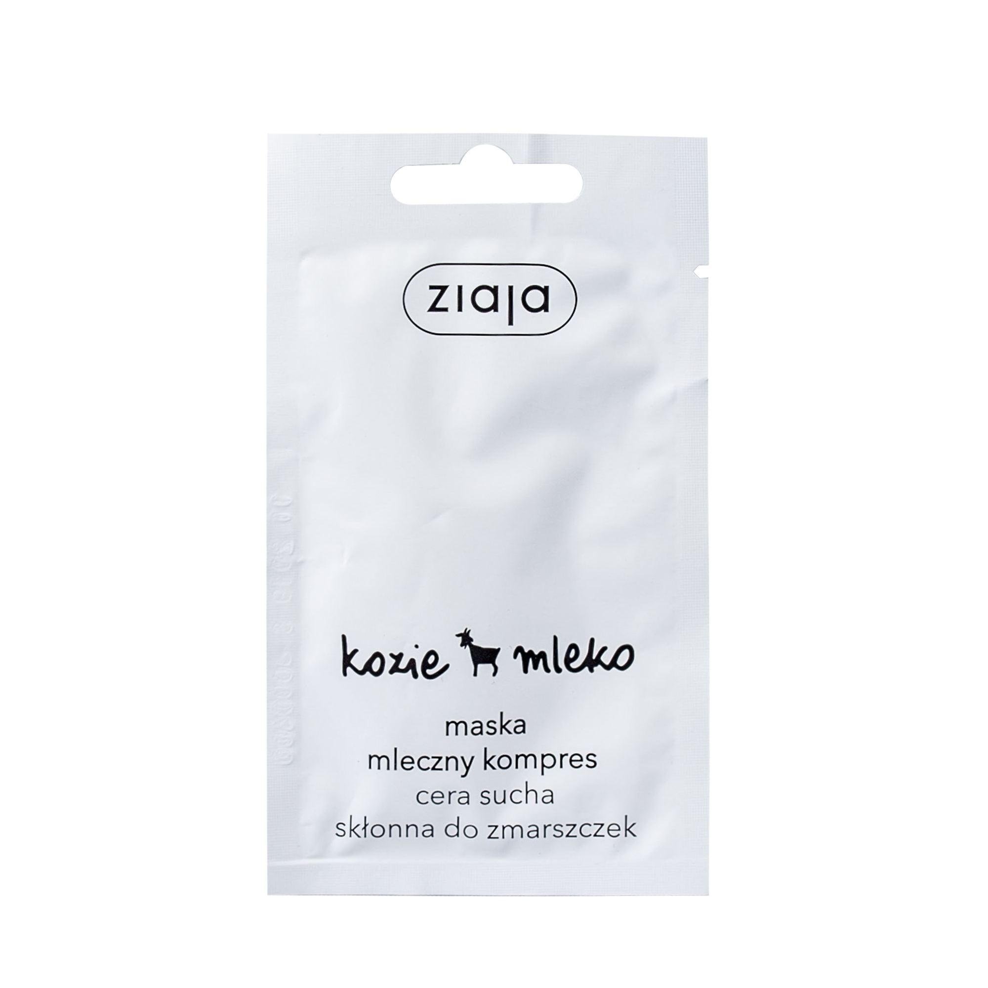 Ziaja Kozie Mleko, kompres-maska do twarzy, 1 sztuka
