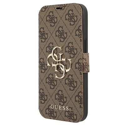 Etui GUESS 4G Big Metal Logo do Apple iPhone 13/13 Pro Brązowy