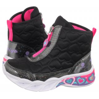 Kozaki Skechers S Lights Sweet Heart Lights Black/Multi 302666L/BKMT