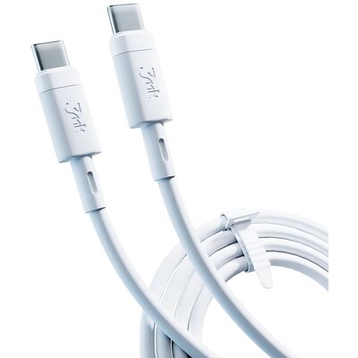 Kabel USB-C - USB-C 3MK Hyper Silicone Cable 60W 1 m Biały
