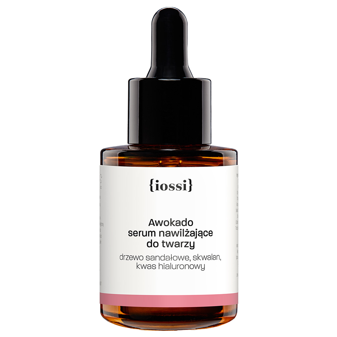 Iossi Awokado nawilżające serum do twarzy, 30 ml