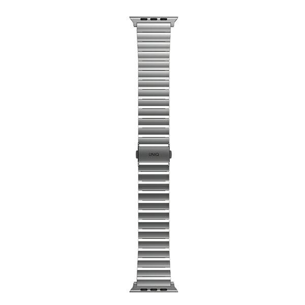 UNIQ Strova Stainless Stell Silver - pasek dla Apple Watch 42/44 mm