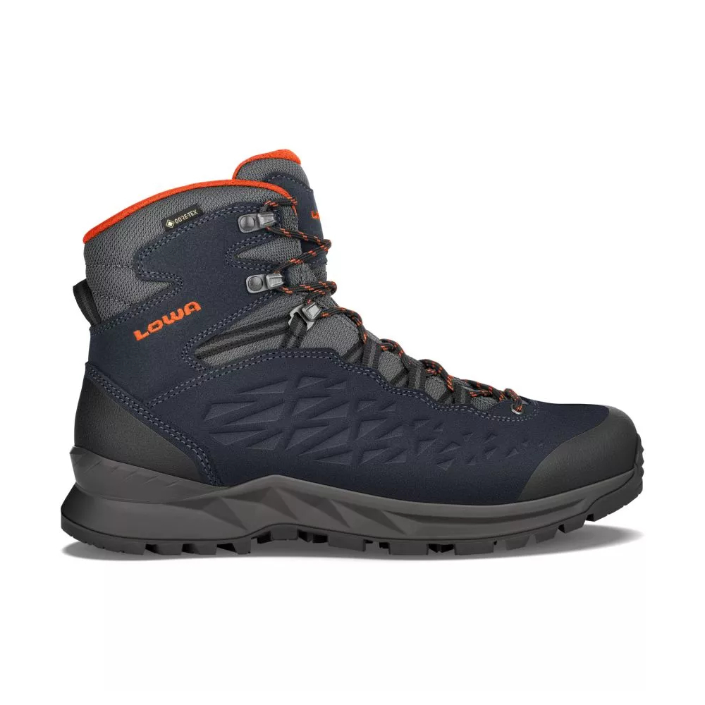Męskie buty trekkingowe Lowa EXPLORER 2 GTX MID navy/orange - 7,5