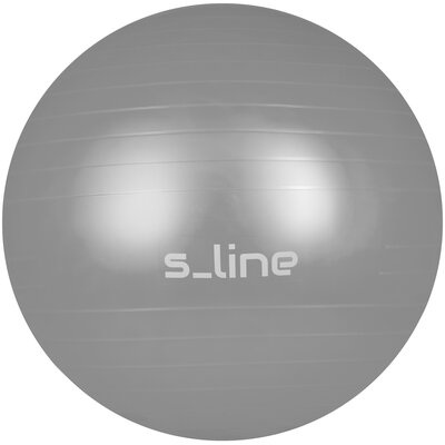 Piłka gimnastyczna S_LINE SA027G Szary (75 cm)