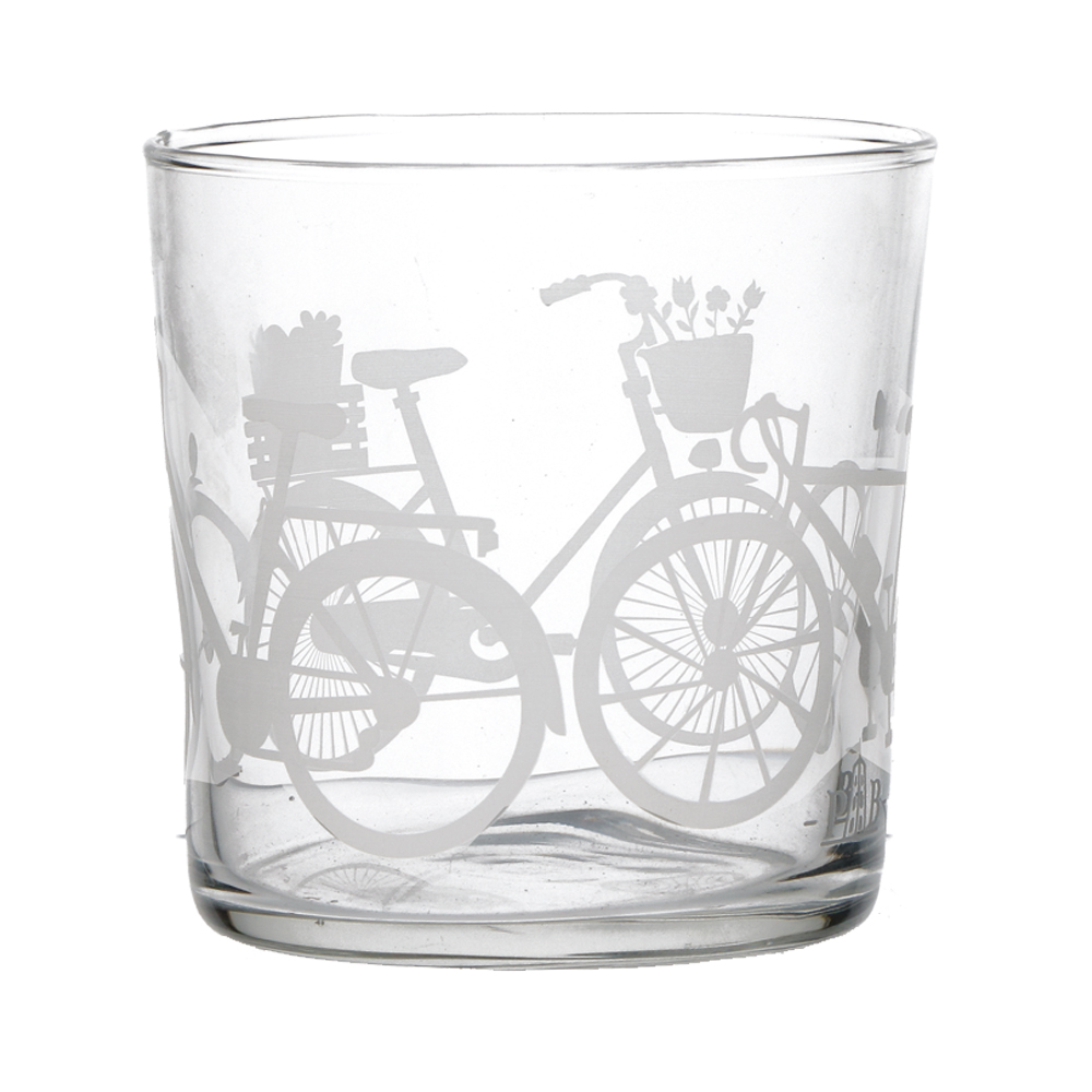 La Porcellana Bianca - Zestaw 6 szklanek z grubym dnem Babila Rower 350 ml