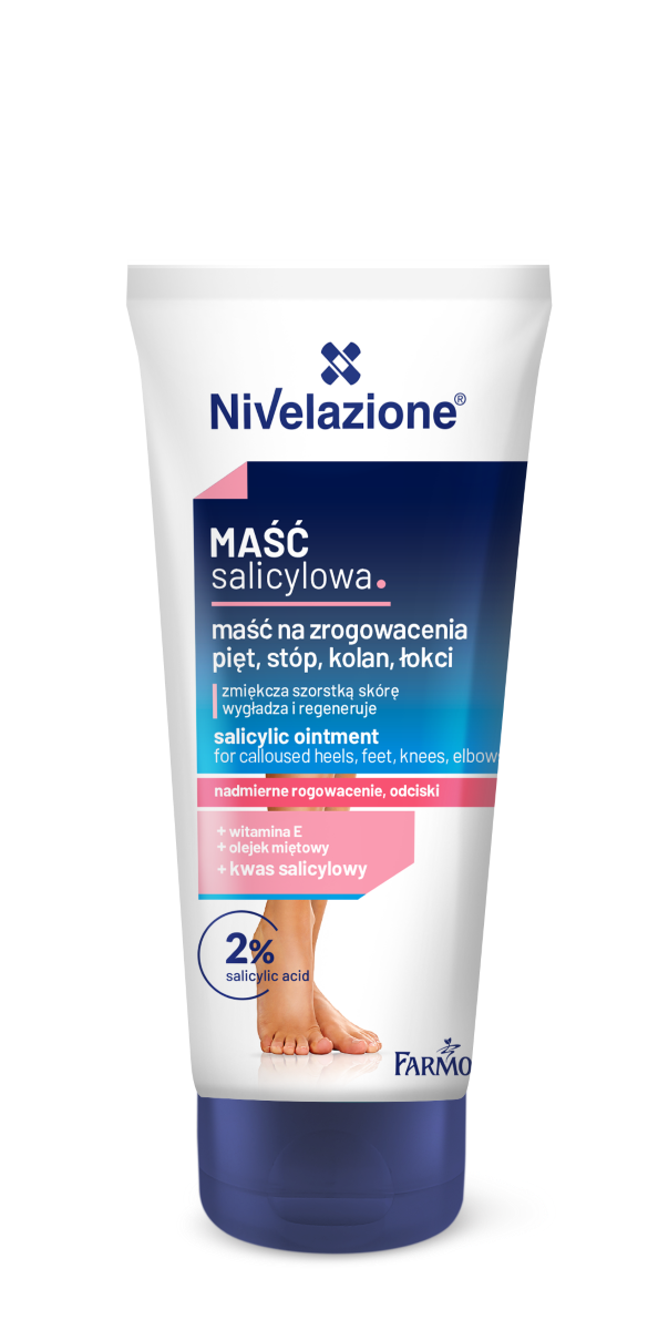 Nivelazione 2% Kwas Salicylowy maść salicylowa na zrogowacenia do stóp, 75 ml