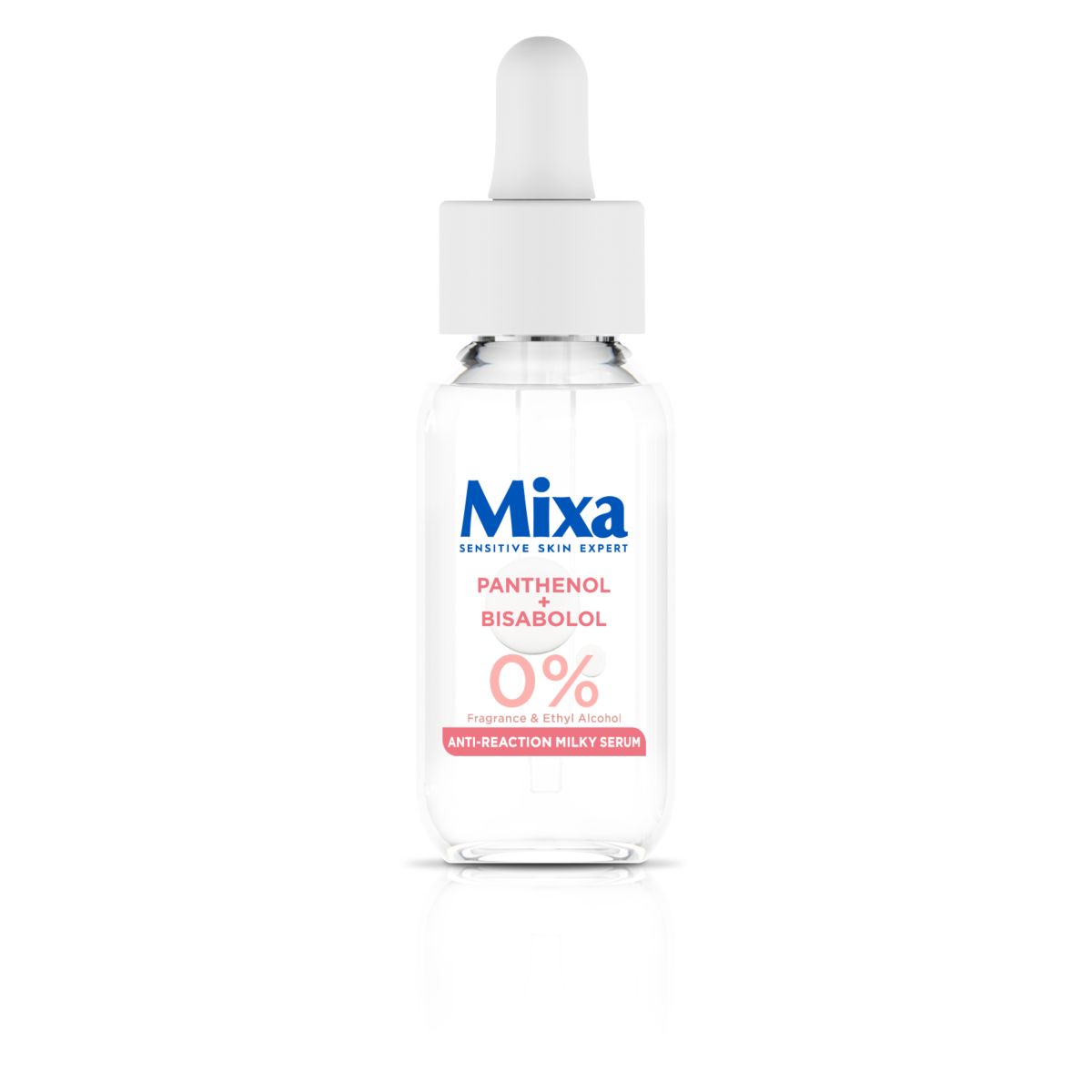 Mixa Anti Reaction mleczne serum kojące przeciw zaczerwienieniom dla skóry reaktywnej, 30 ml
