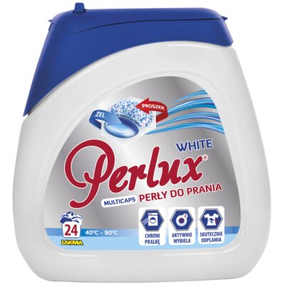 Kapsułki do prania PERLUX White - 24 szt.