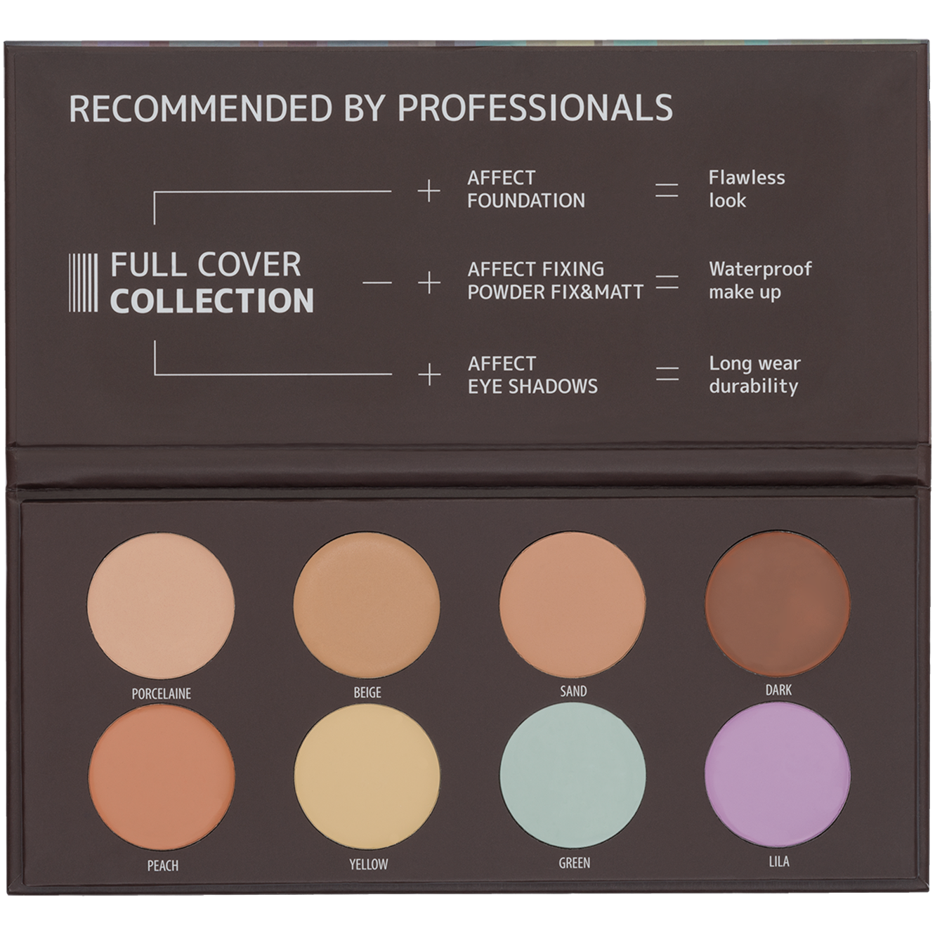 Affect Cover Collection paleta do konturowania twarzy, 24 g