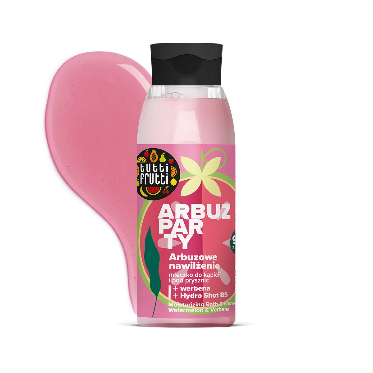 Tutti Frutti Arbuz Party nawilżające mleczko do kąpieli i pod prysznic, 400 ml