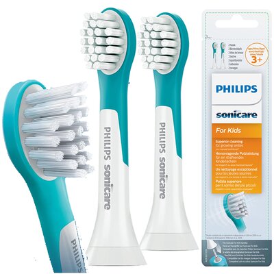 Oryginalne końcówki Philips Sonicare Dla Dzieci HX6032/33 miękkie włókna (2 szt.) (Dla dzieci od lat 3)