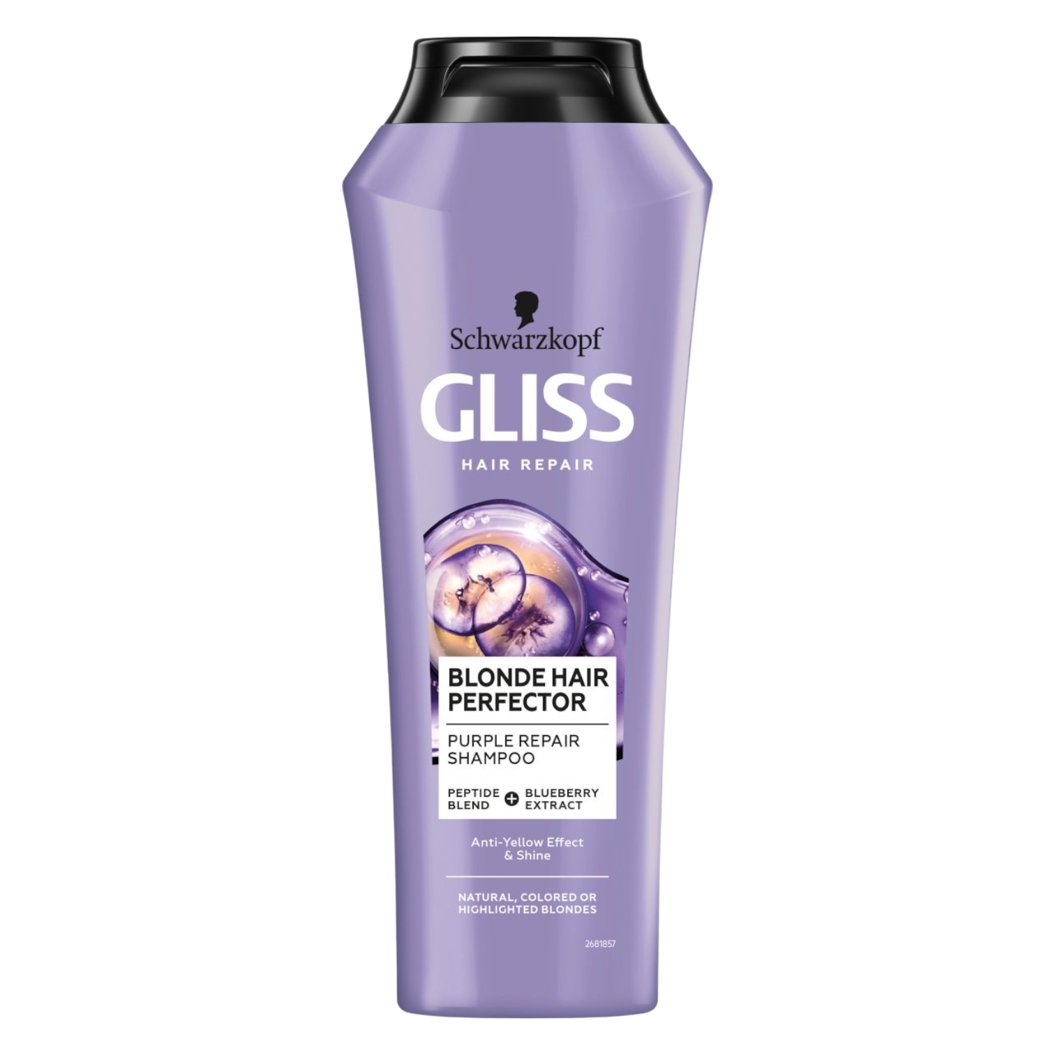 Gliss Blonde Hair Perfector szampon do włosów farbowanych lub rozjaśnianych blond, 250 ml
