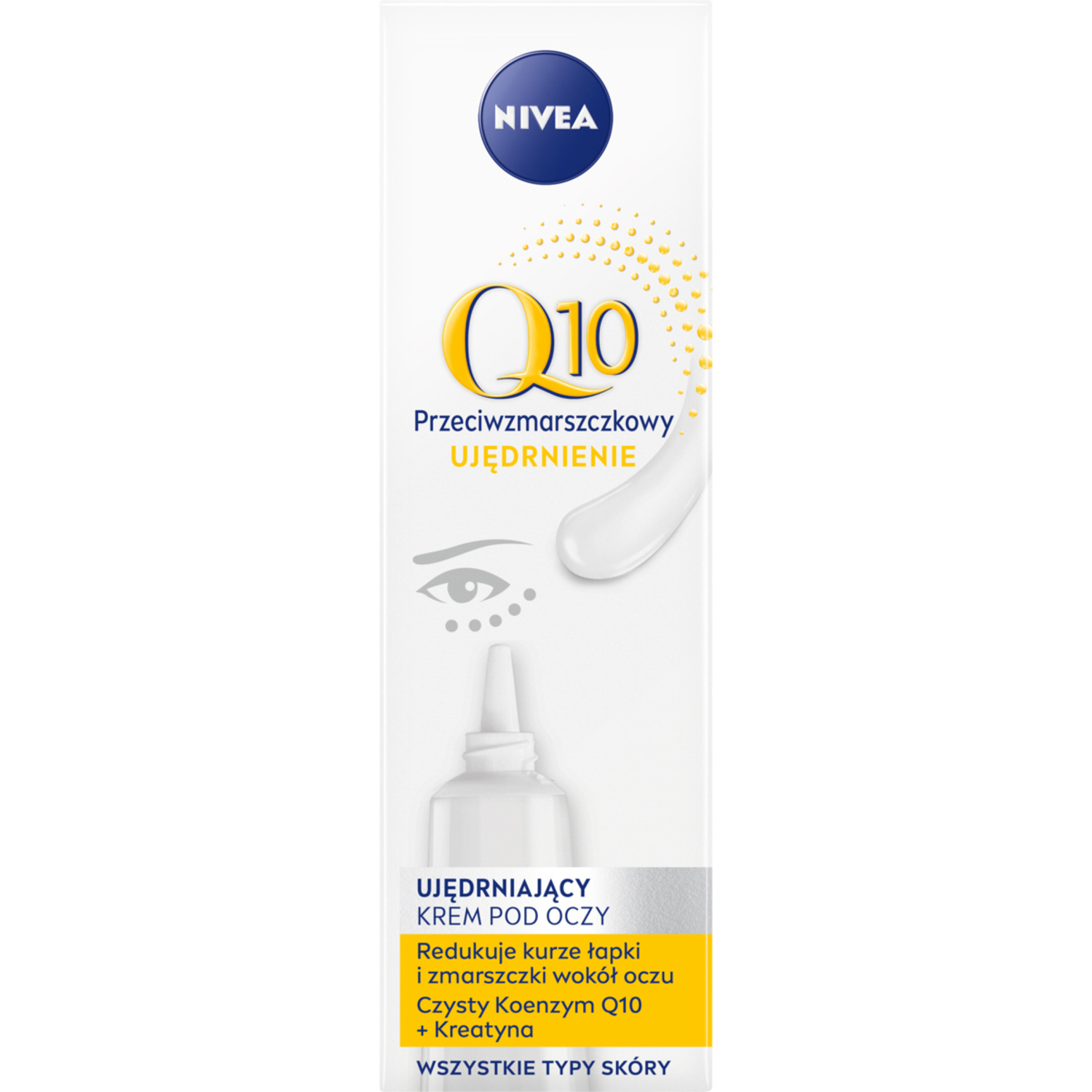 Nivea Q10 Power Krem Pod Oczy Przeciwzmarszczkowy + Ujędrnienie 15 Ml