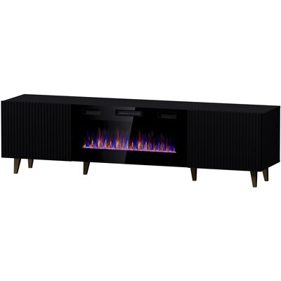 Szafka RTV CAMA MEBLE Pafos Ef Czarny