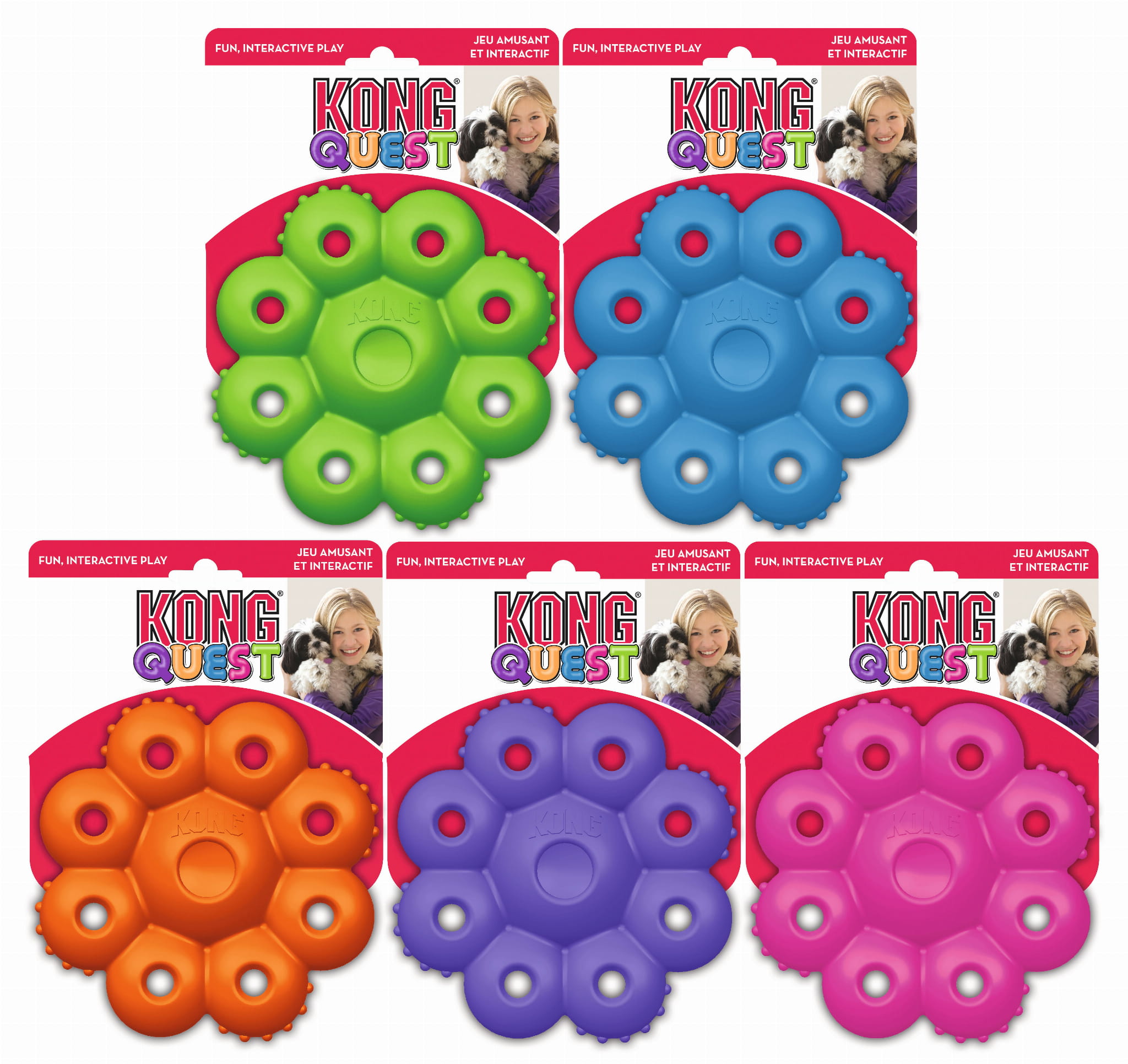 KONG® zabawka dla psa Quest Star