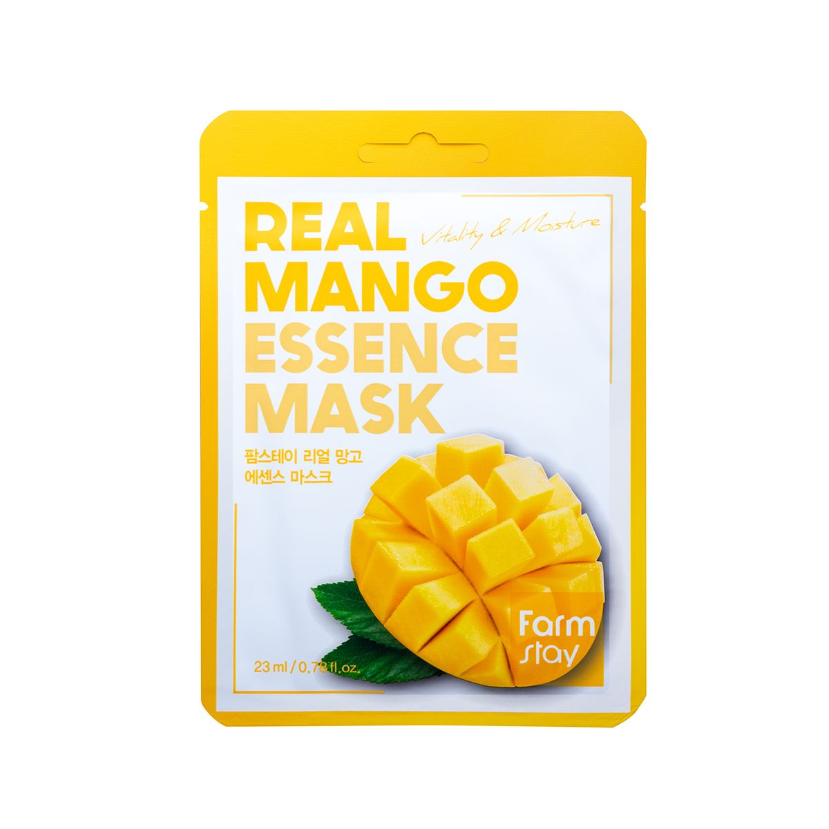 Farmstay Real Mango Essence maska do twarzy, 23 ml