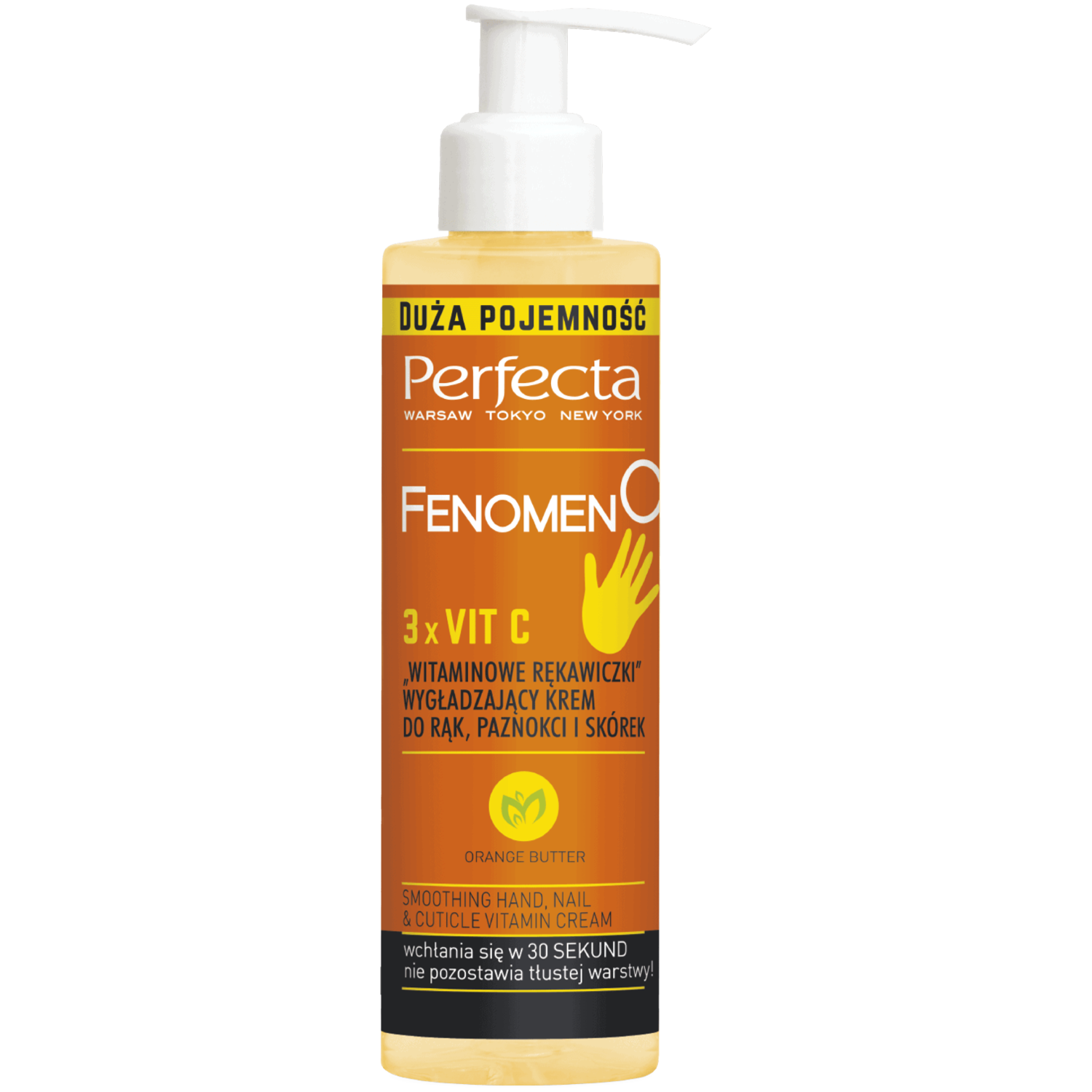 Perfecta Fenomen C Witaminowe Rękawiczki wygładzający krem do rąk, paznokci i skórek, 195 ml