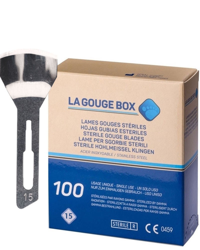 Dłutka La Gouge Box rozmiar 15, 100 szt.