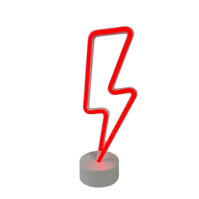 Lampa dekoracyjna LED czerwona LIGHTNING