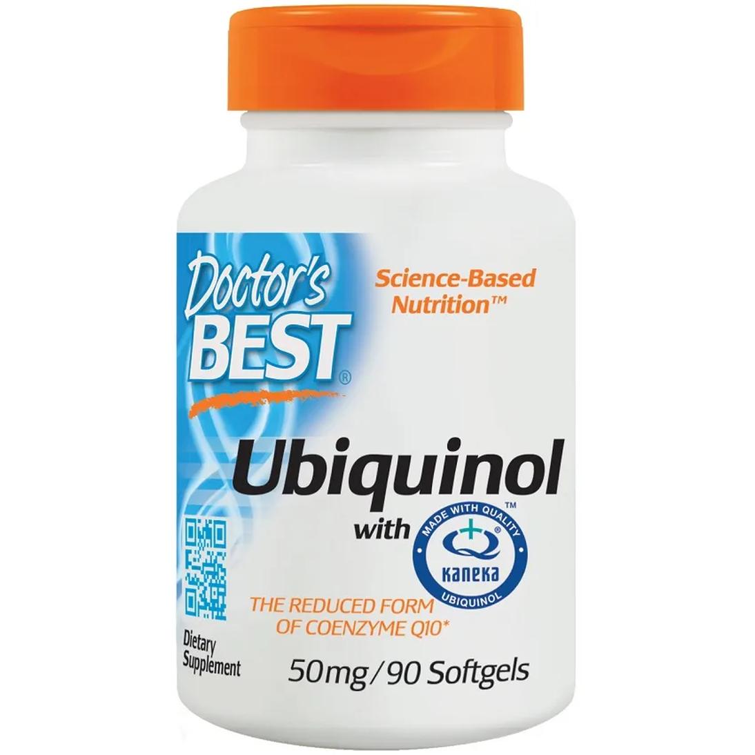 Doctor's Best Ubiquinol Kaneka QH suplement diety, 50mg, 90 kaps./1 opak.