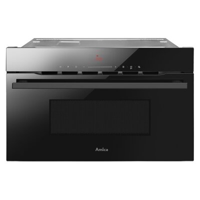 Kuchenka mikrofalowa AMICA AMMB34E2GB 900W średnica 34.5 cm pojemność 34L Multiwave system Combigrill Czarny
