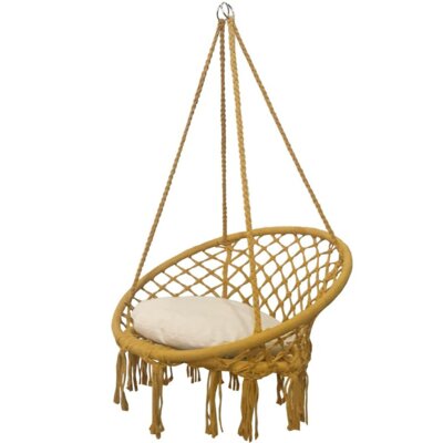 Fotel podwieszany ROYOKAMP 1031392 80 x 60 cm Miodowy