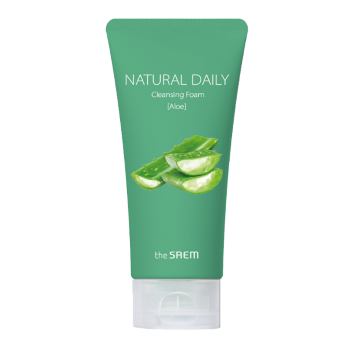 The Saem Natural Daily pianka oczyszczająca do twarzy aloes, 150 ml