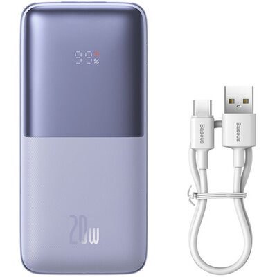 Powerbank BASEUS Bipow Pro 10000mAh 20W Fioletowy