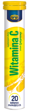 Krüger Vital Power Witamina C tabletki musujące, 84 g