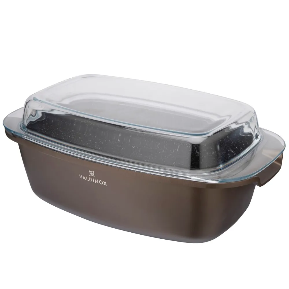 Brytfanna aluminiowa z pokrywką Valdinox Aurum  5,7 l