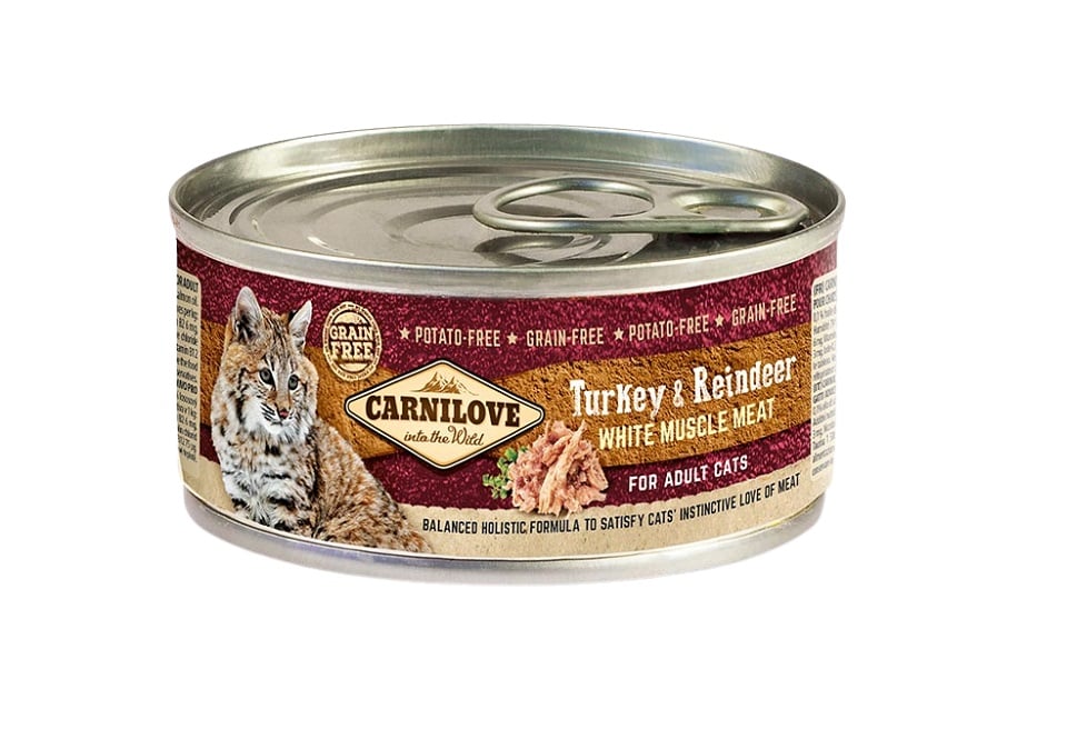CARNILOVE Adult Cat Turkey and Reindeer 100g indyk i renifer mokra karma dla kotów