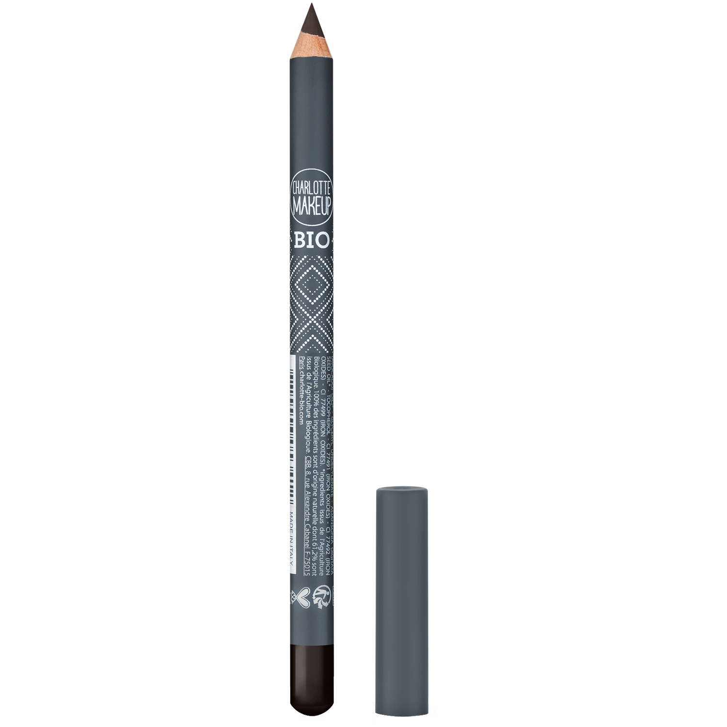 Charlotte Makeup Bio Bio kredka do oczu brązowa, 1,1 g