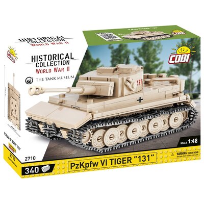 Klocki plastikowe COBI Historical Collection World War II PzKpfw VI Tiger 131 COBI-2710