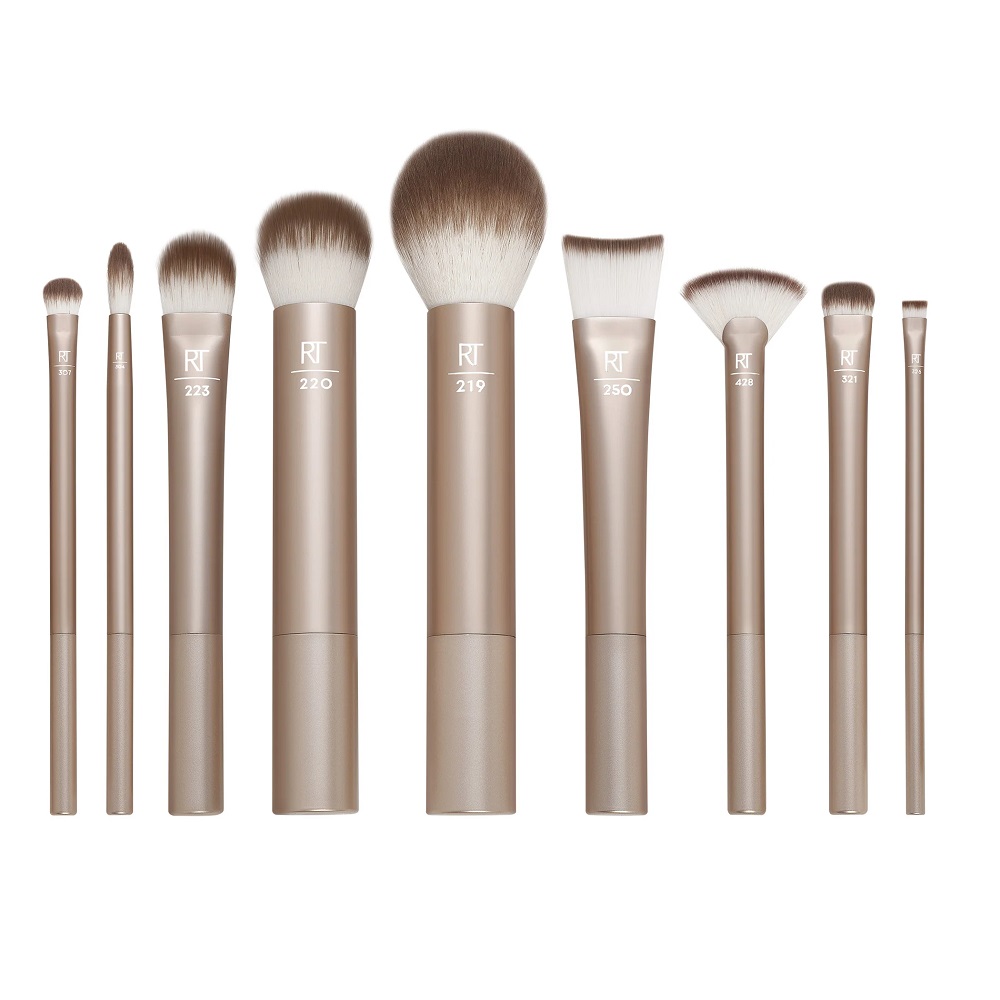 Real Techniques Au Naturale zestaw: pędzle do makijażu, 9 szt.