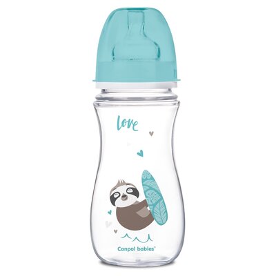 Butelka CANPOL BABIES EasyStart Exotic Animals 35/222 300 ml Niebieski