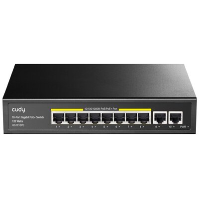 Switch CUDY GS1010PE Gigabit Ethernet, 10 portów, Funkcja PoE