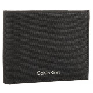 Portfel Calvin Klein CK Must Bifold 6Cc W/Coin Black Pique K50K511381 BEH