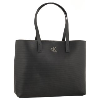 Torebka Calvin Klein Minimal Monogram Slim Tote34 Black K60K611213 BDS