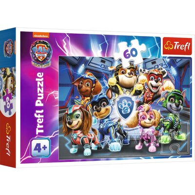 Puzzle TREFL Psi Patrol Przygody bohaterów miasta The Mighty Movie 2023 17385 (60 elementów)