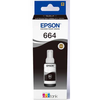 Tusz EPSON EcoTank 664 Czarny 70 ml C13T66414A