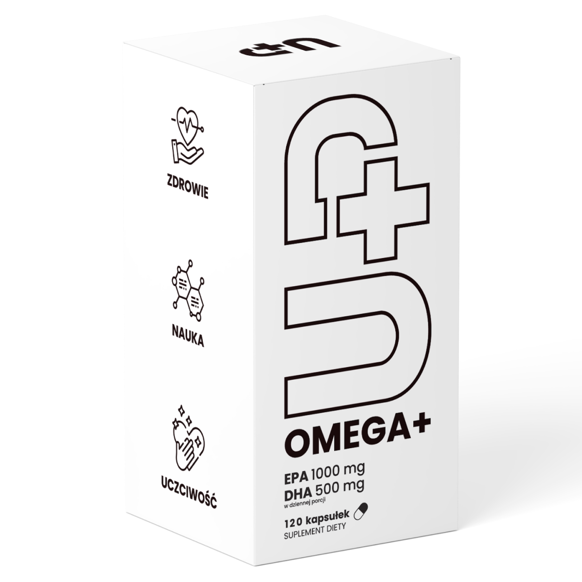 UP Health Pharma UP Omega+ suplement diety Omega+ EPA DHA, 120 kaps./1 opak.