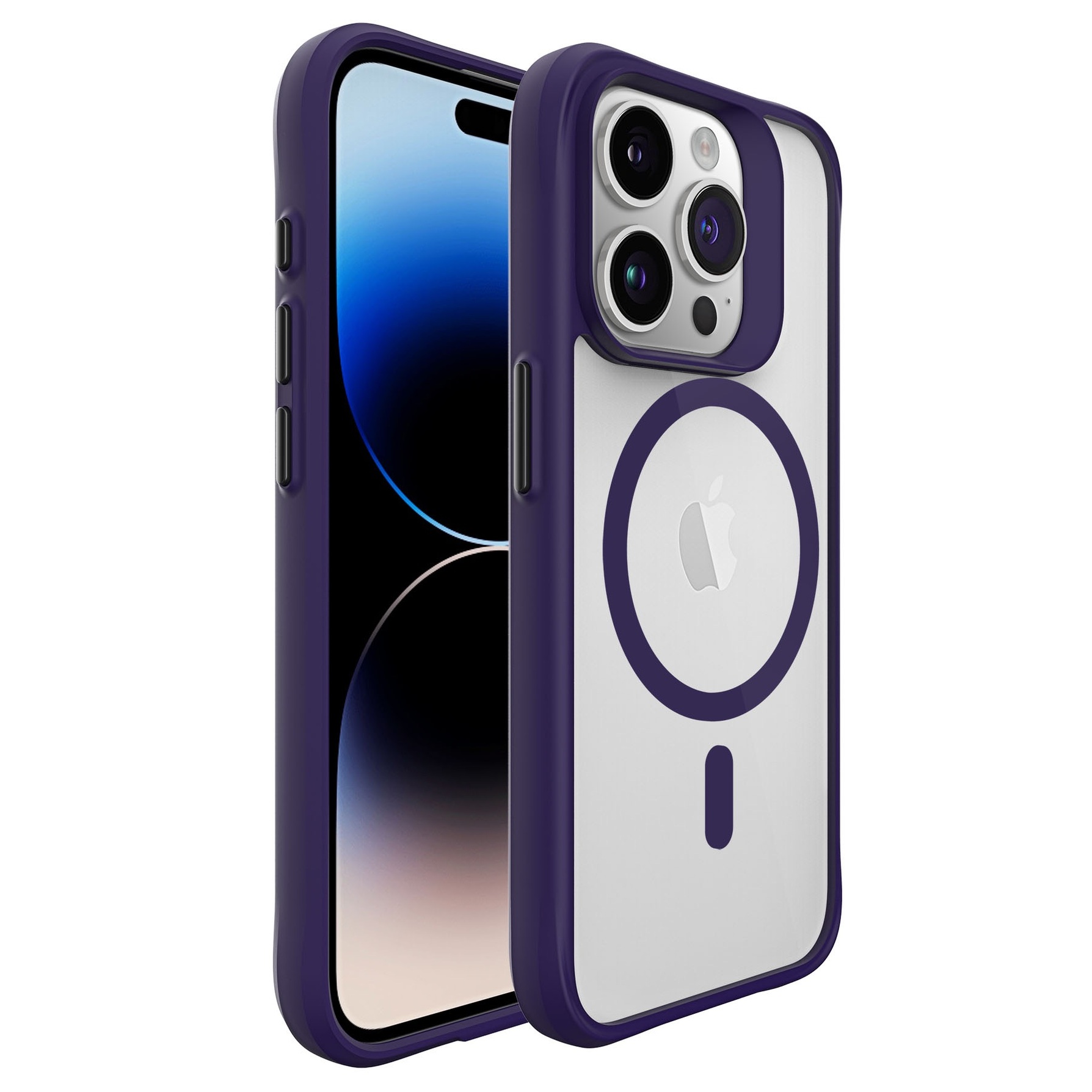 Jinya XPRO Magsafe Protecting Case Purple - etui iPhone 15 Pro