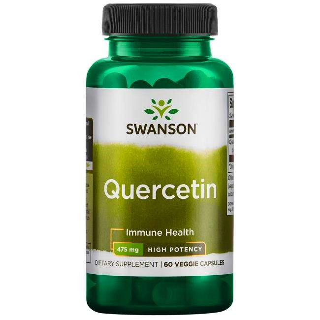 Swanson Quercetin suplement diety kwercetyna, 60 kaps./1 opak.