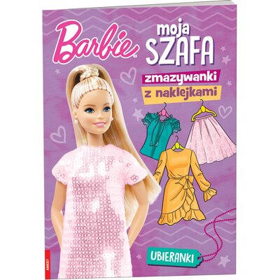 Kolorowanka Barbie Moja Szafa Zmazywanki z Naklejkami SSN-1103