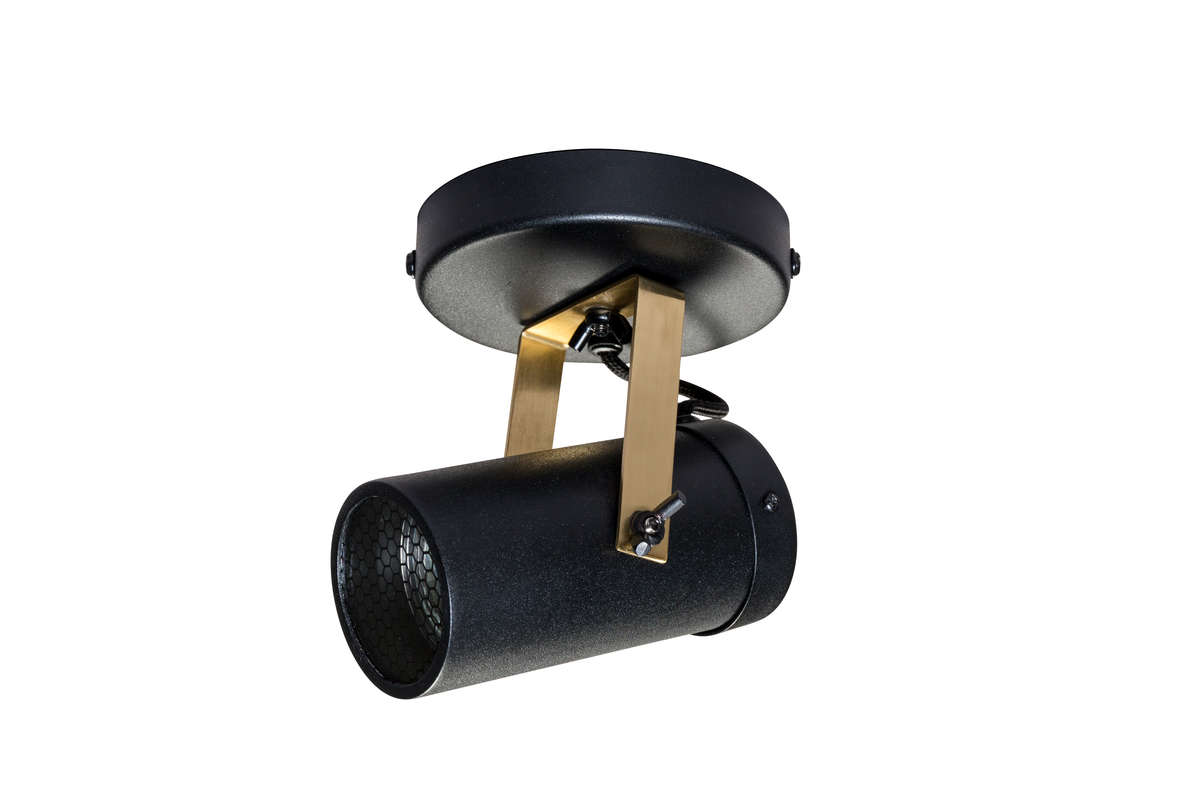 Dutchbone - Lampa SPOTLIGHT SCOPE-1 (czarna)