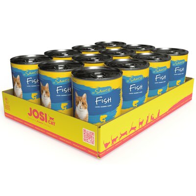 Karma dla kota JOSICAT Ryba w sosie 12 x 415 g