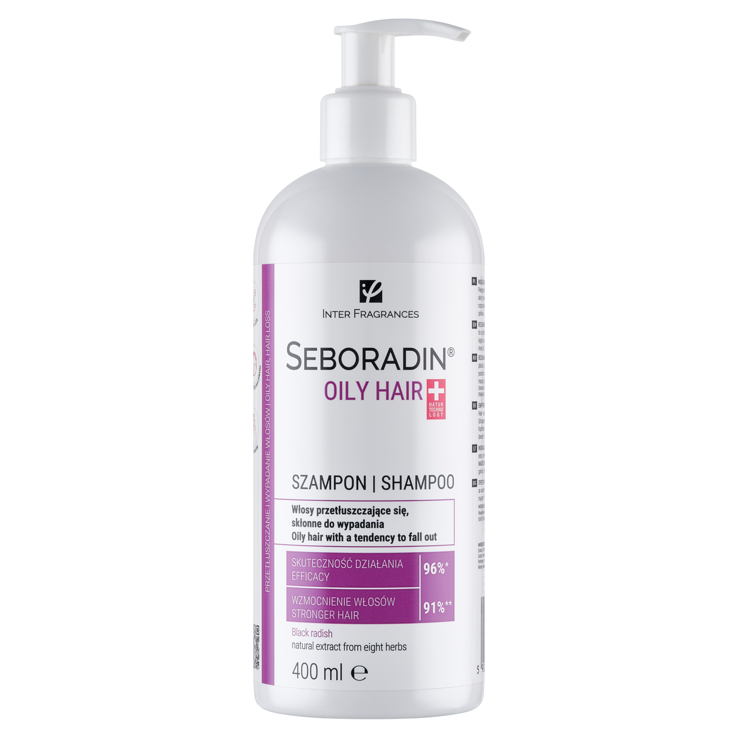 Seboradin Oily Hair szampon do włosów przetłuszczających się, 400 ml