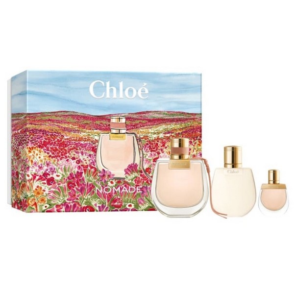 Chloé Nomade zestaw: woda perfumowana damska, 75 ml + balsam do ciała, 100 ml + miniatura wody perfumowanej, 5 ml